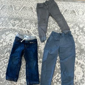 Toddler 3T boys pants bundle - Old Navy and Cat and Jack